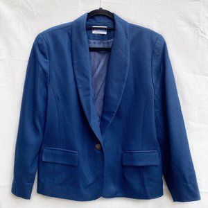 Vintage 90s Pendleton Blue 100% Wool Blazer L